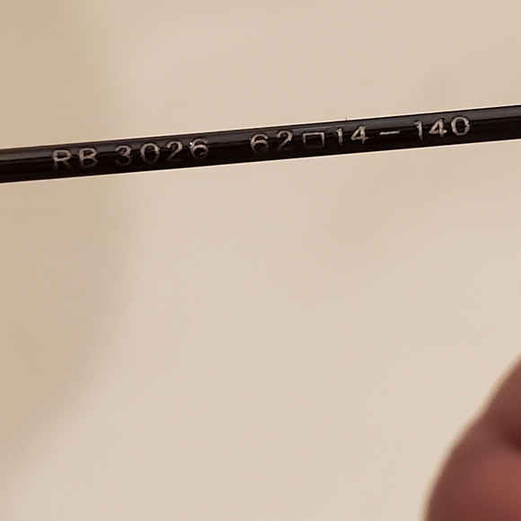 Sale RAY BAN 3026 SUNGLASSES Gunmetal frame & CASE - Picture 7 of 7